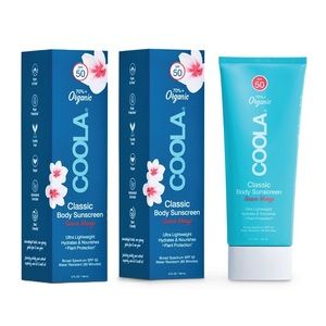 SOLD! 2 Qty COOLA Organic Guava Body Sunscreens